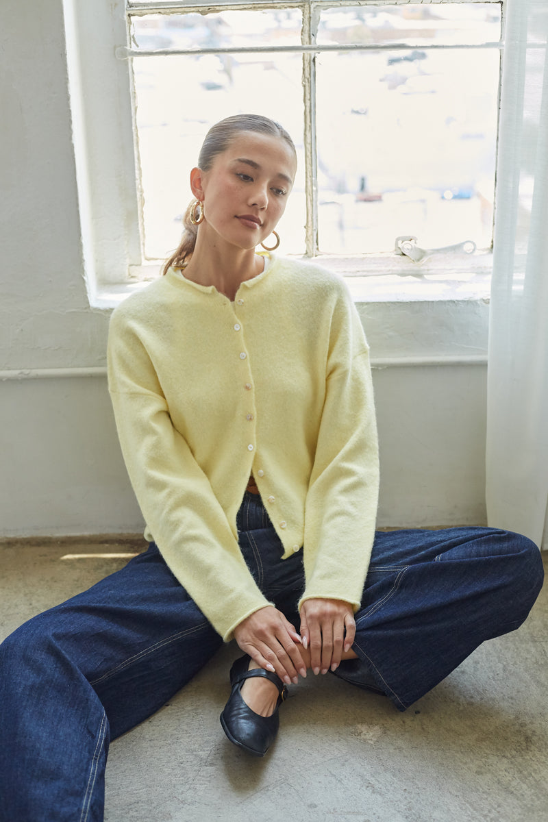 Frances Button Up Cardigan Sweater Shop American Threads Boutique