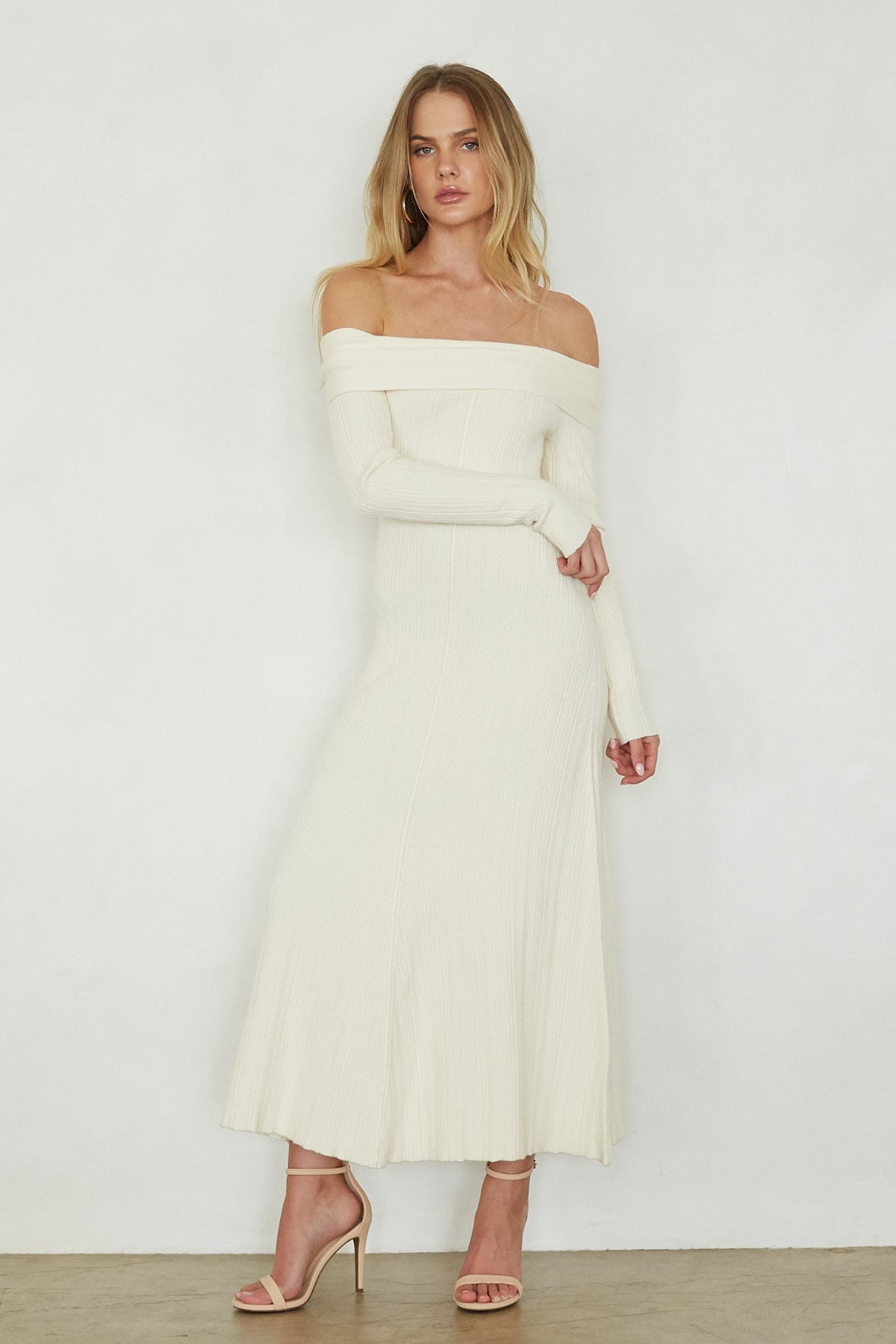 Rhodes Sweater Maxi Dress | Shop American Threads Online Boutique Ivory / M Rhodes Sweater Maxi Dress | Shop American Threads Online Boutique Ivory / M