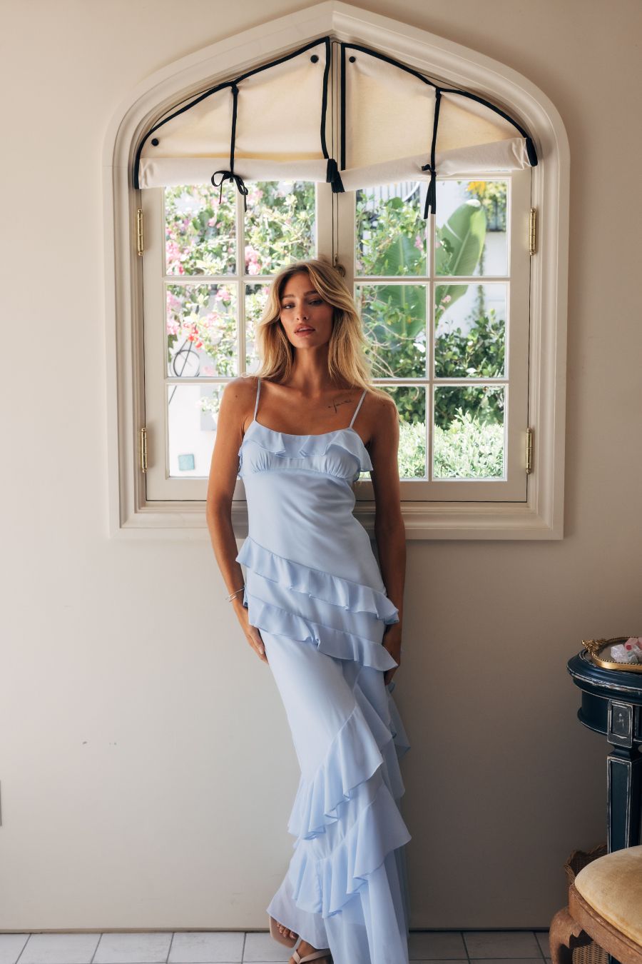Sofie Tiered Ruffle Maxi Dress
