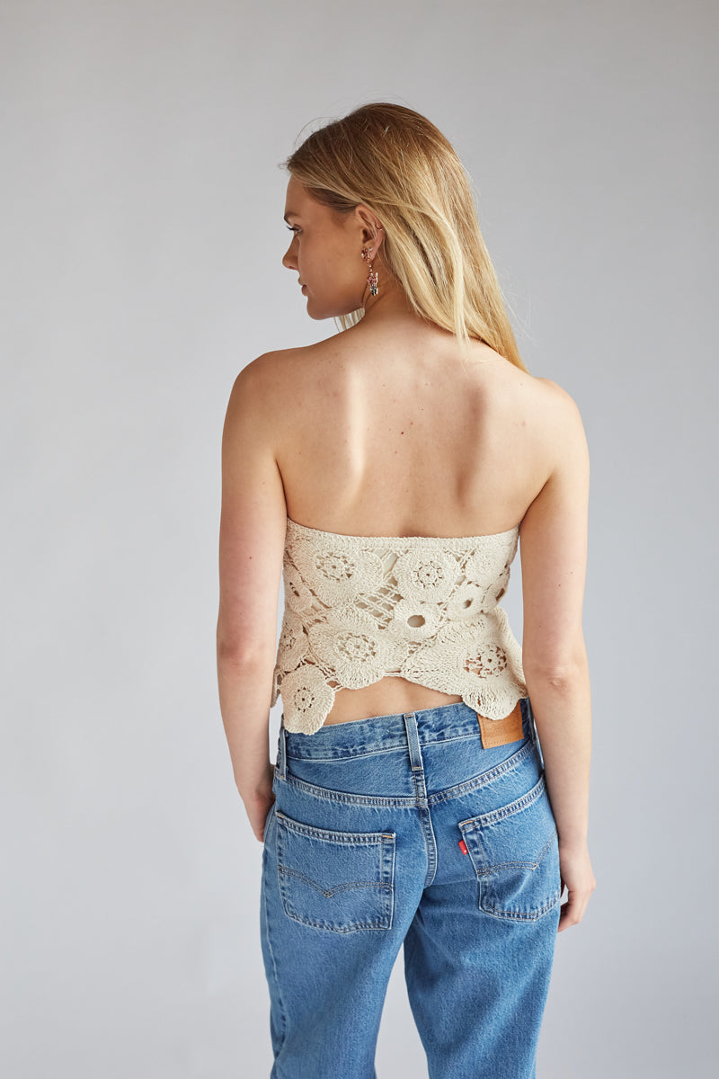 Sawyer Crochet Tube Top • Shop American Threads Women's Trendy Online  Boutique – americanthreads