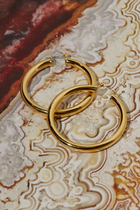 classic gold hoops