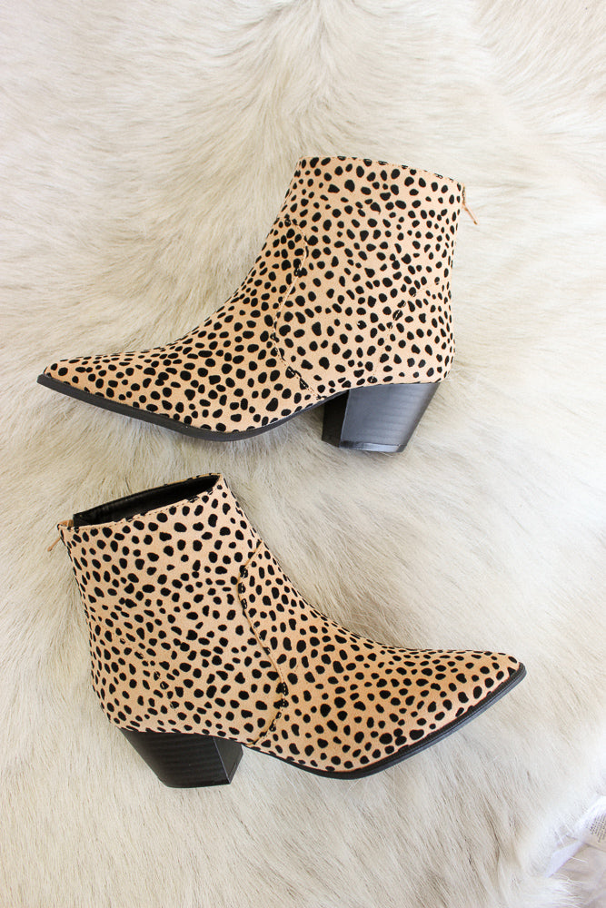 Manhattan Leopard Booties • Shop American Threads Women's Trendy