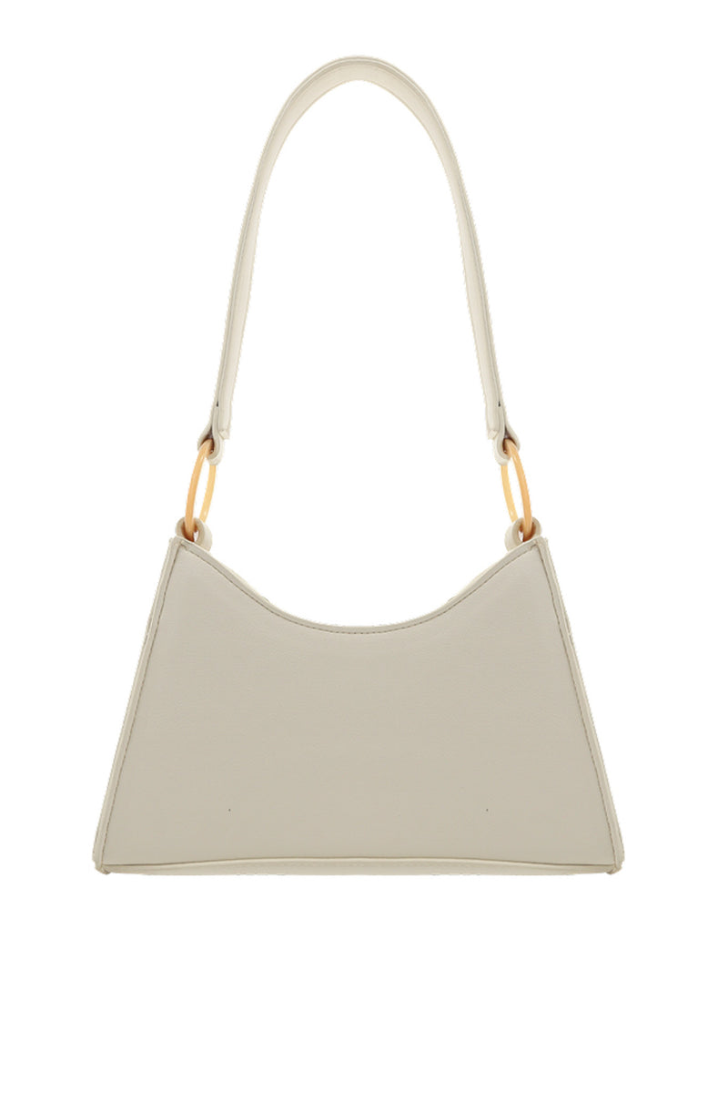 Shoulder bag in bone - simple bags for everyday - closet essentials bags - must have bags for fall