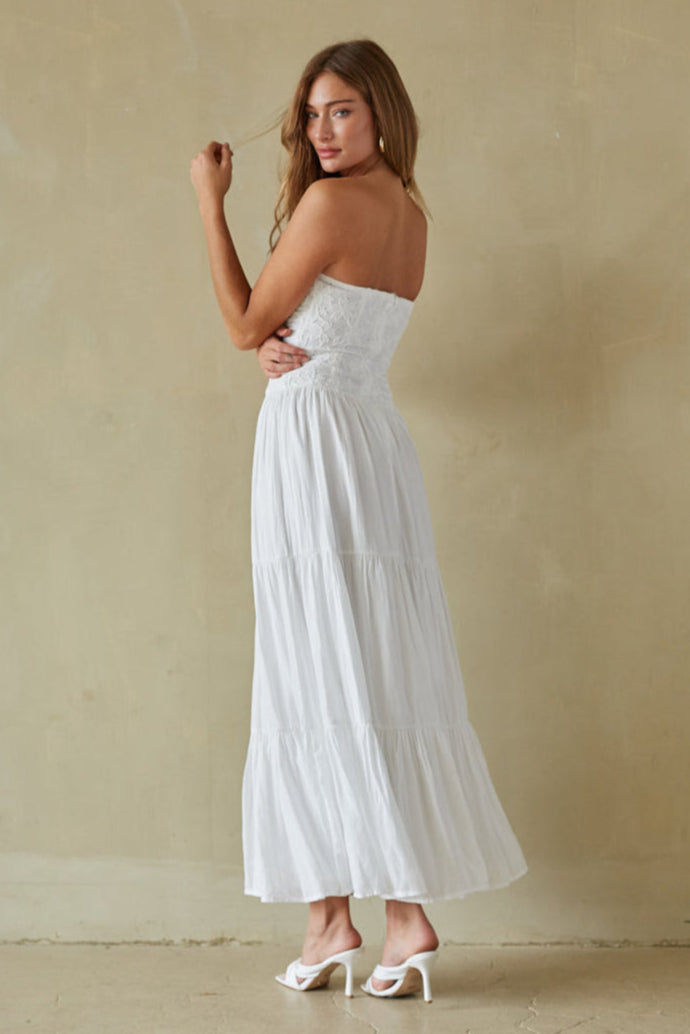 Azari Tiered Maxi Dress | Shop American Threads Boutique