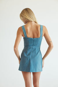 Back of denim dress 