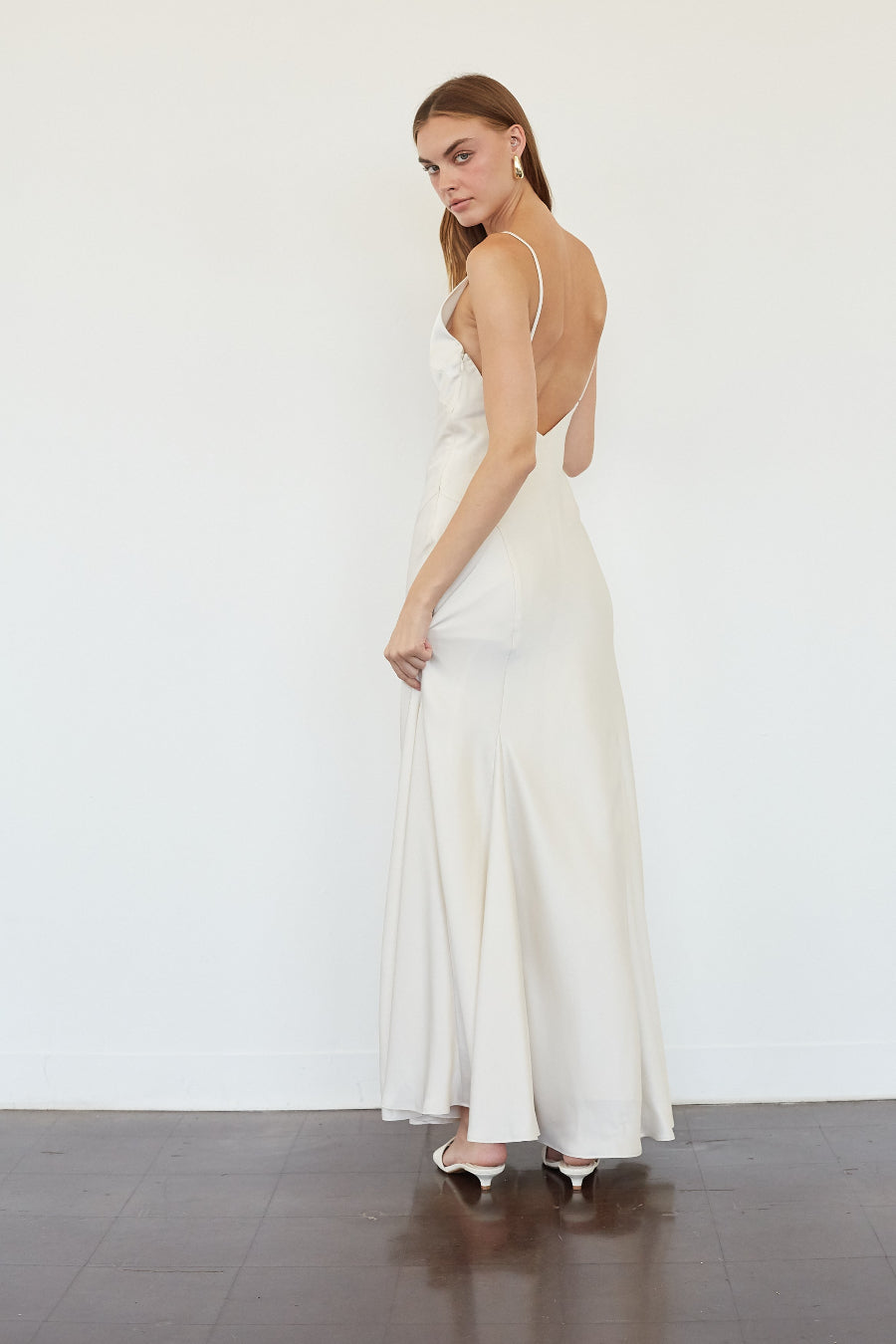 satin formal maxi dress Cheridan light blue dresses