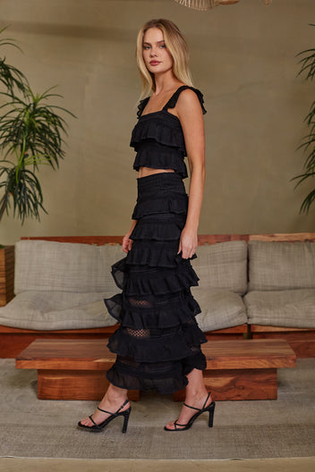 Colette Crochet Top and Maxi Skirt Set main image 0