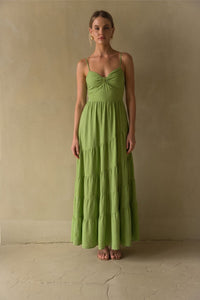 Donna Twist Front Maxi Dress