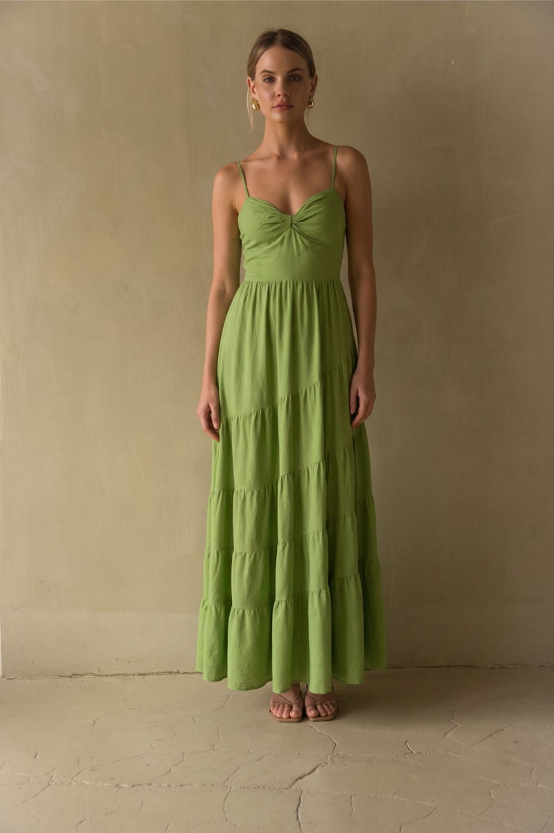 americana maxi dress Americana Patchwork Maxi Dress in Red Medium