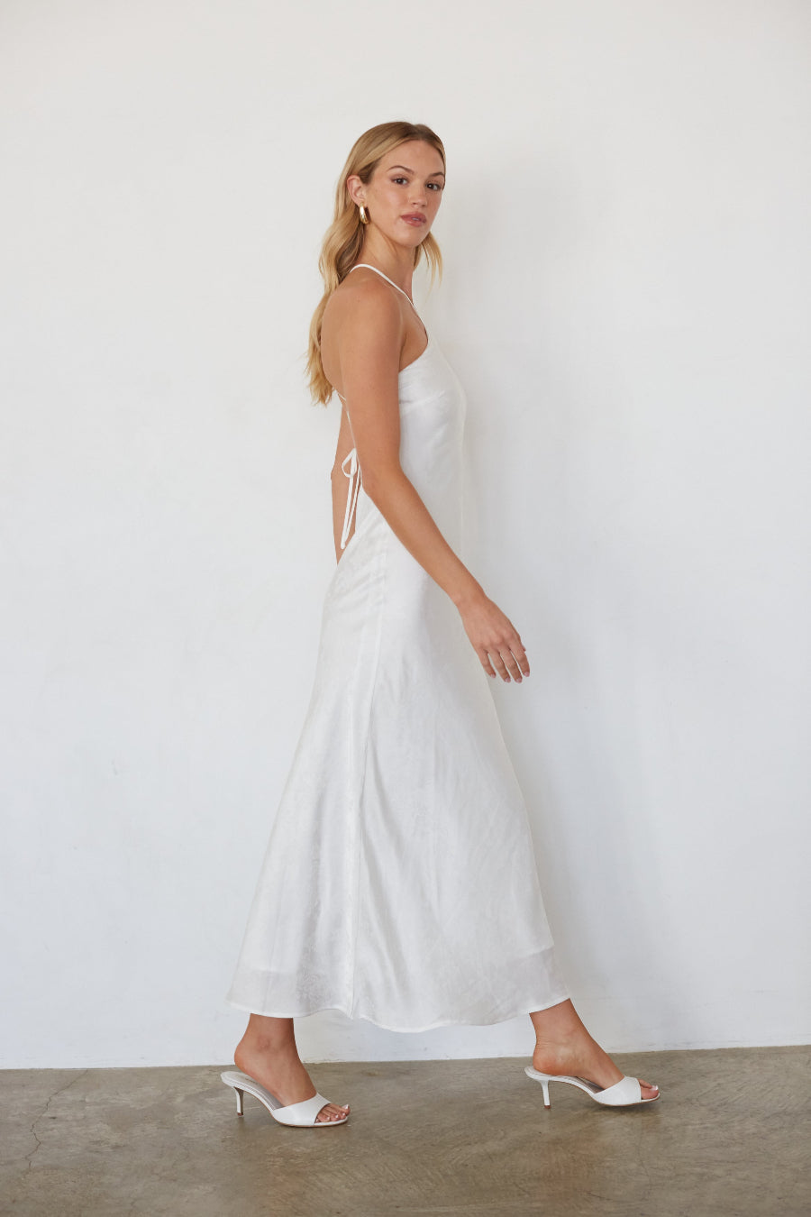 Eliana Open Back Maxi Dress | Shop American Threads Boutique