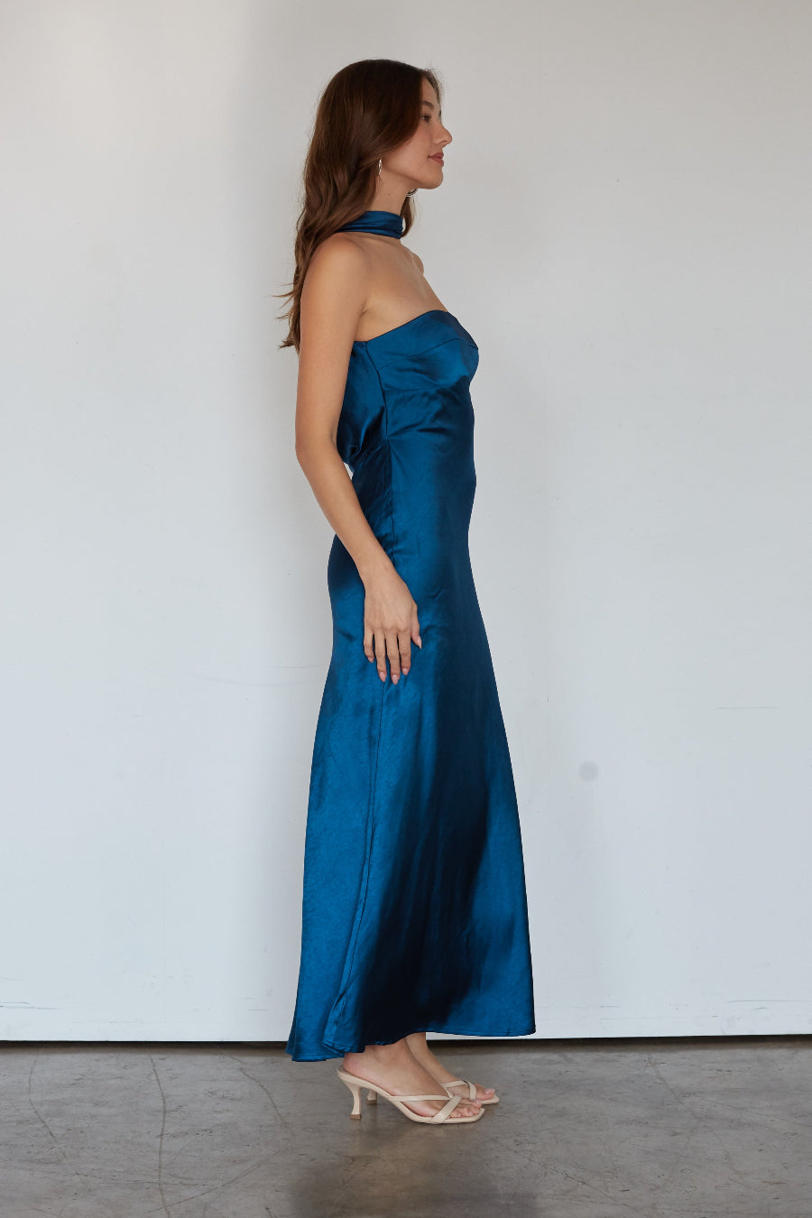 Erin Satin Maxi Dress Erin Satin Maxi Dress