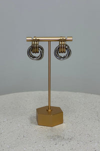 Sharon Two-Toned Earrings