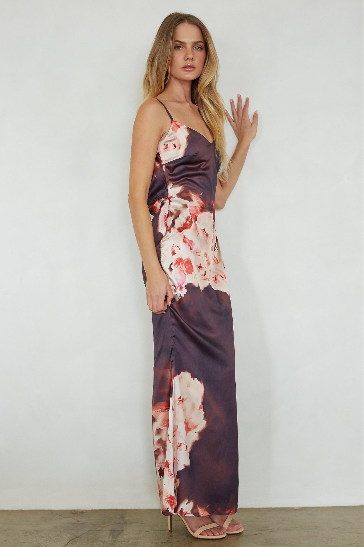 american threads maxi dress McKall Chiffon Maxi Dress