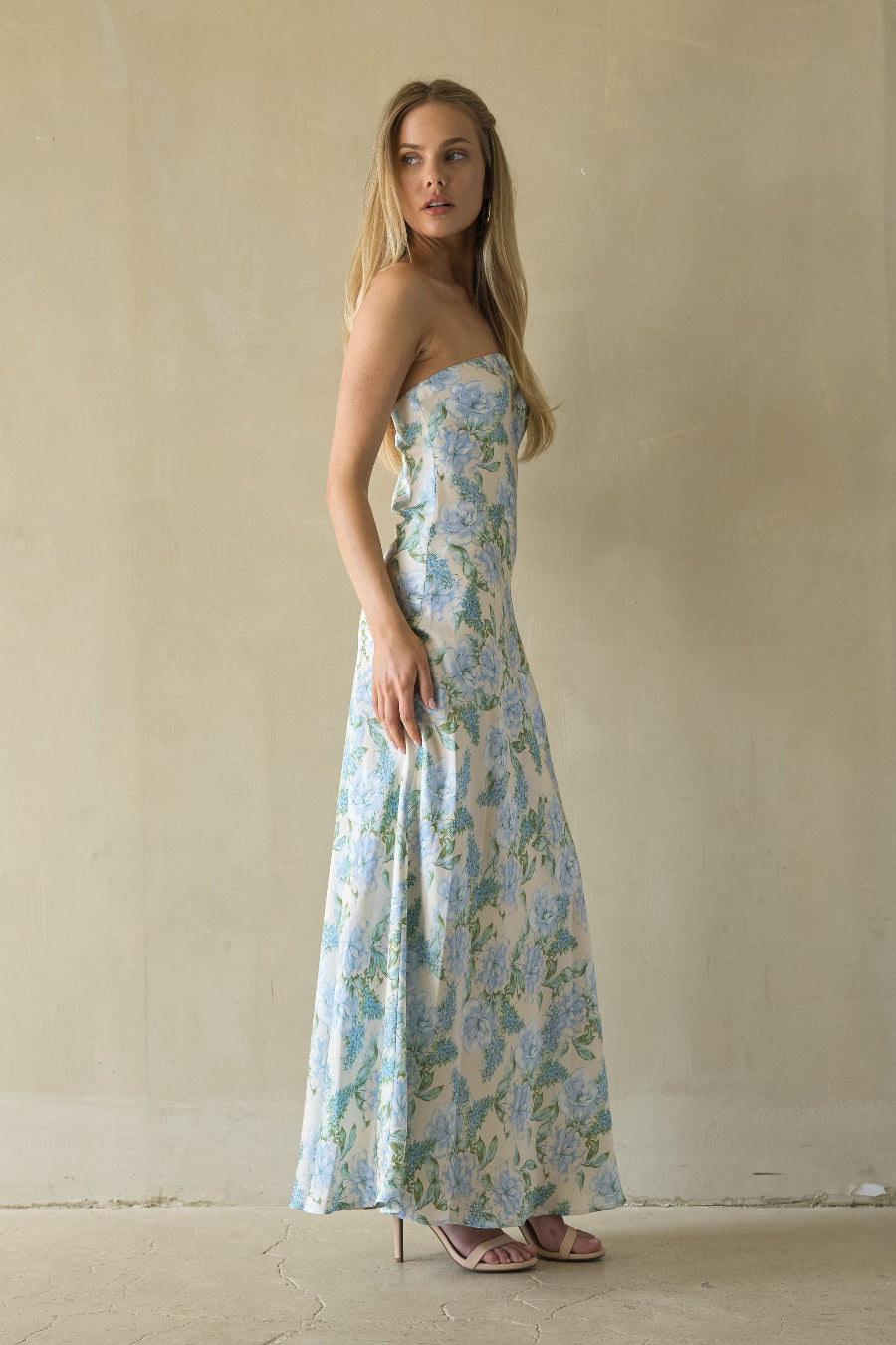 Jasmina Satin Floral Maxi Dress | Shop American Threads Online Boutique Jasmina Satin Floral Maxi Dress | Shop American Threads Online Boutique