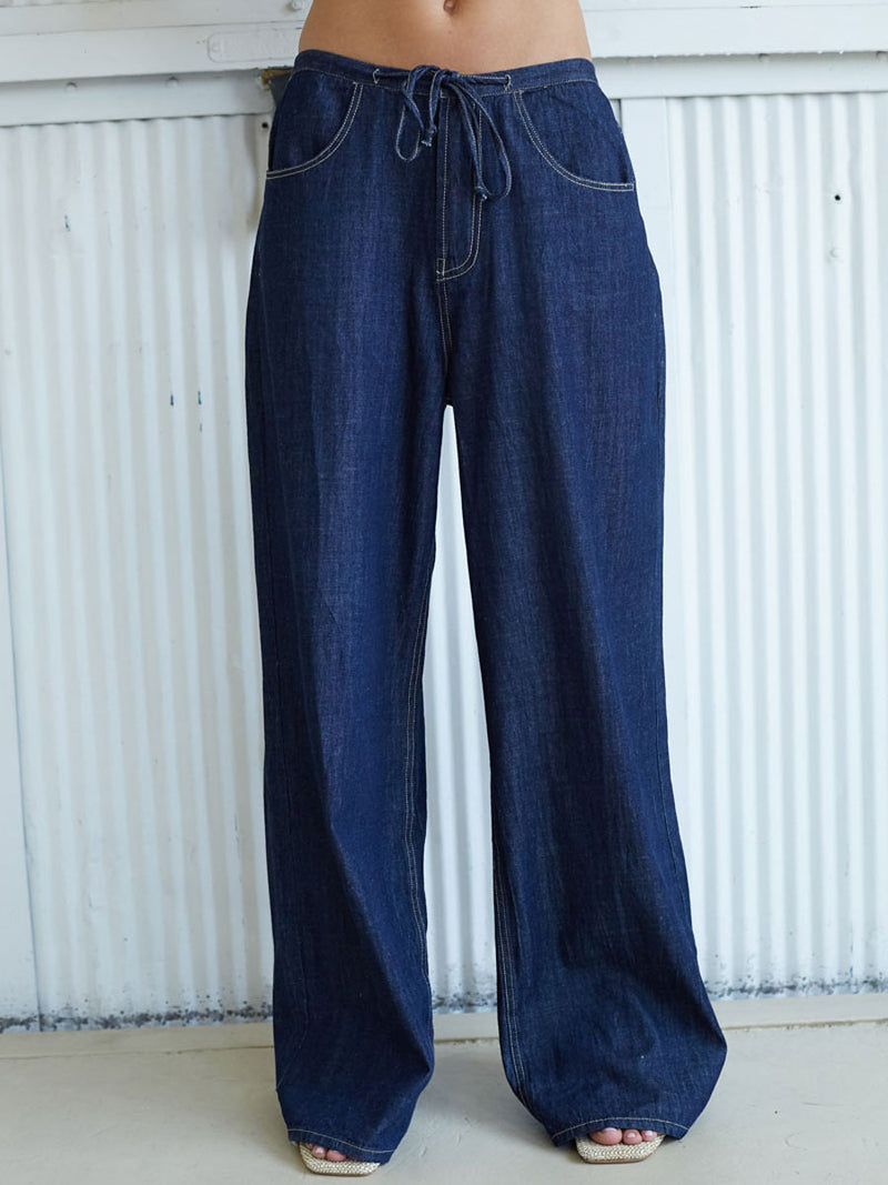 June Baggy Tie Pants