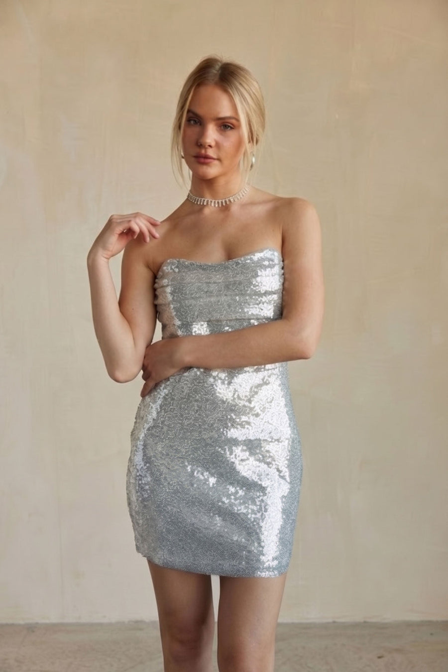 strapless bodycon mini dress Karina Sequin Corset size-10-5 JACKET SIZE:54 INCH CHEST | 6XL Satin Dusty Mauve Long over sequins and a