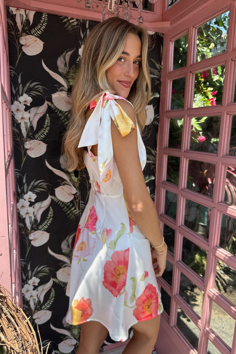 Linden Floral Mini Dress | Shop American Threads Boutique Linden Floral Mini Dress | Shop American Threads Boutique