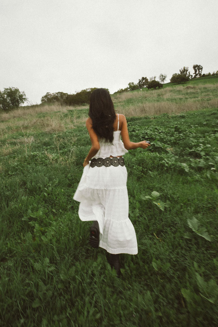Miley Button Up Peplum Top | Shop American Threads Boutique White / L Miley Button Up Peplum Top | Shop American Threads Boutique White / L