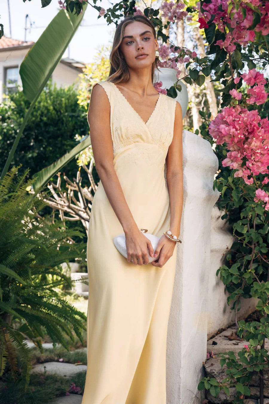Nicolette Embroidered Maxi Dress