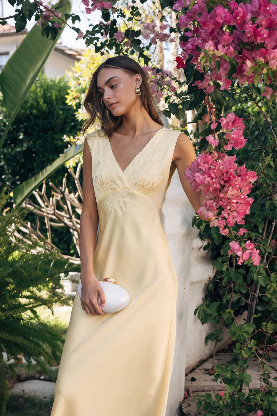 Nicolette Embroidered Maxi Dress