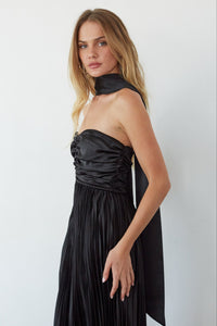 River Plisse Maxi Dress