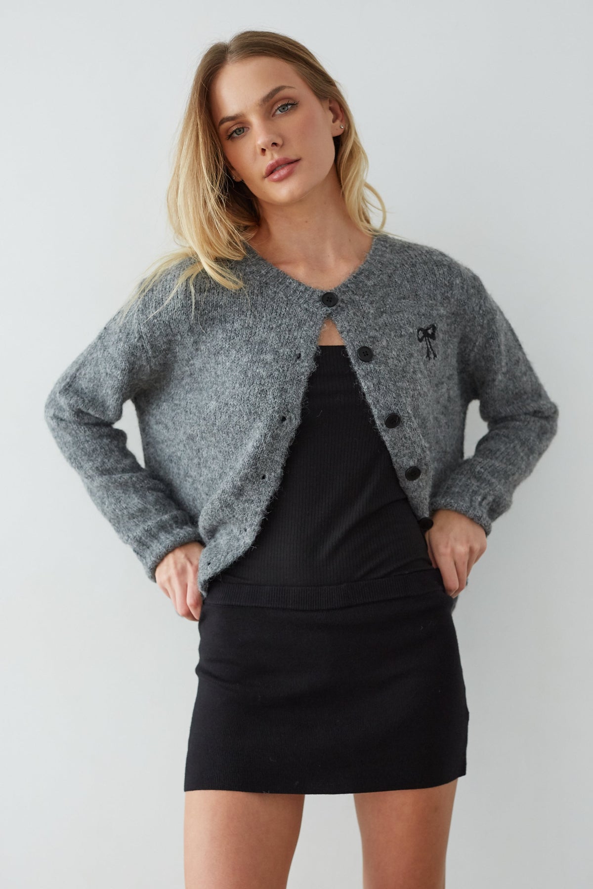 Elijay Knit Mini Skort