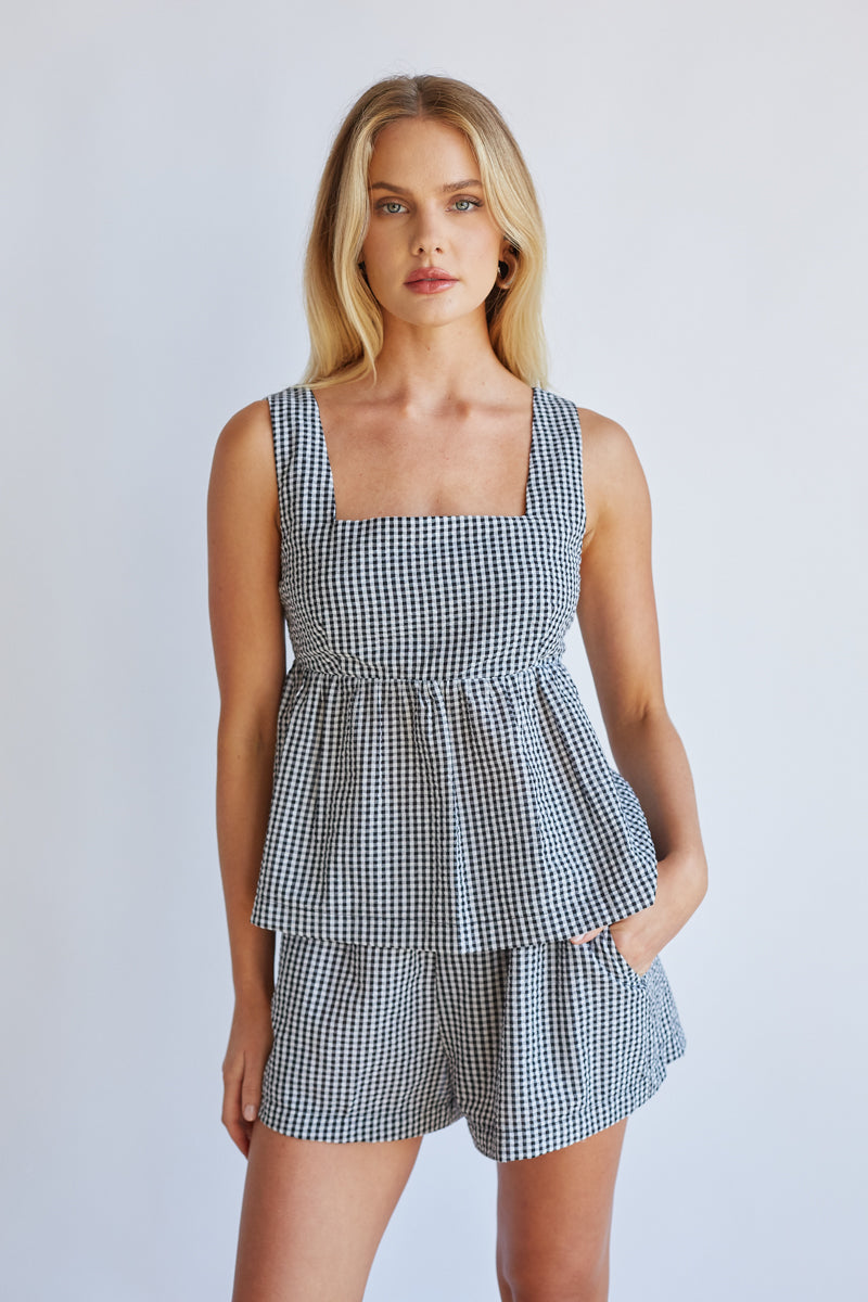 Rowan Tie-Back Tank Top | Shop American Threads Boutique