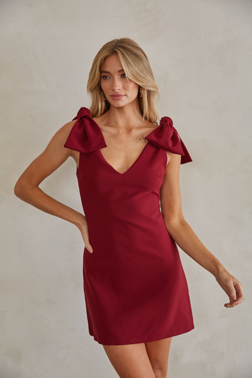 Coquette Dress Cocktail Mini Dress Mini Dress With Bow American coquette-dress-cocktail-mini-dress-mini-dress-with-bow-american