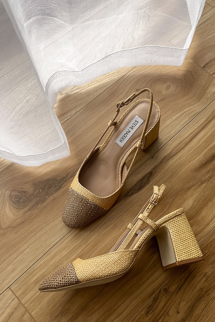 Steve Madden Becka Block Heel Slingback Pump • American Threads