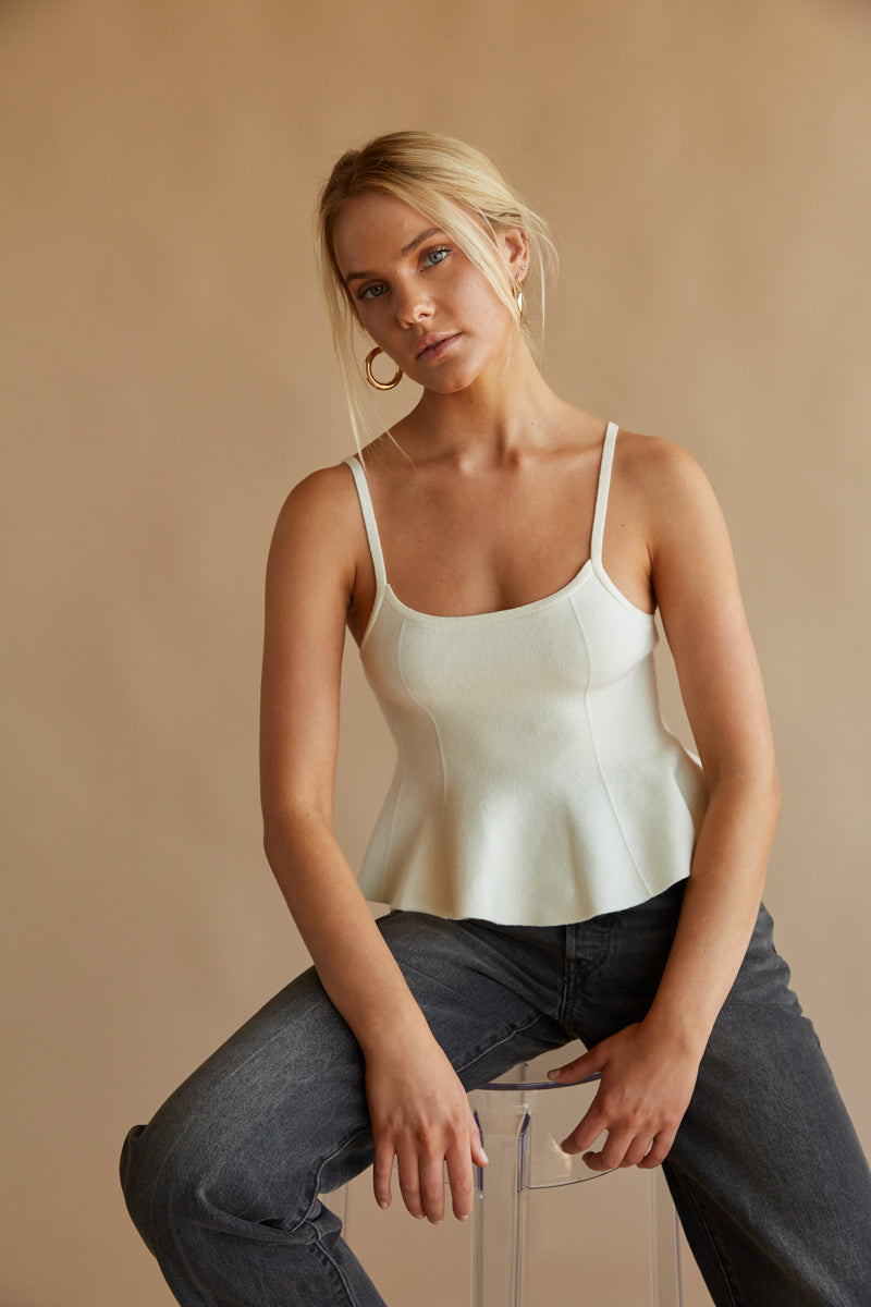 Bexley Flare Tank Top • Shop American Threads Women's Trendy Online  Boutique – americanthreads