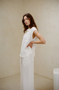 matching white cotton set - resort outfit inspo - summer vacation matching set