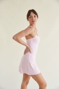 Carly Airbrush Tennis Dress in Pink - American Threads Women's Boutique Pink / XS Carly Airbrush Tennis Dress in Pink - American Threads Women's Boutique Pink / XS