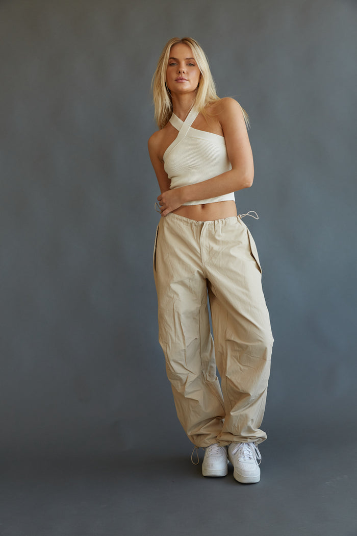 Shi Drawstring Parachute Pants • Shop American Threads Women's
