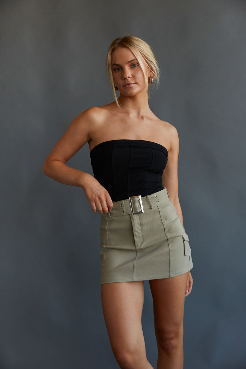 Darcey Belted Cargo Mini Skirt Darcey Belted Cargo Mini Skirt
