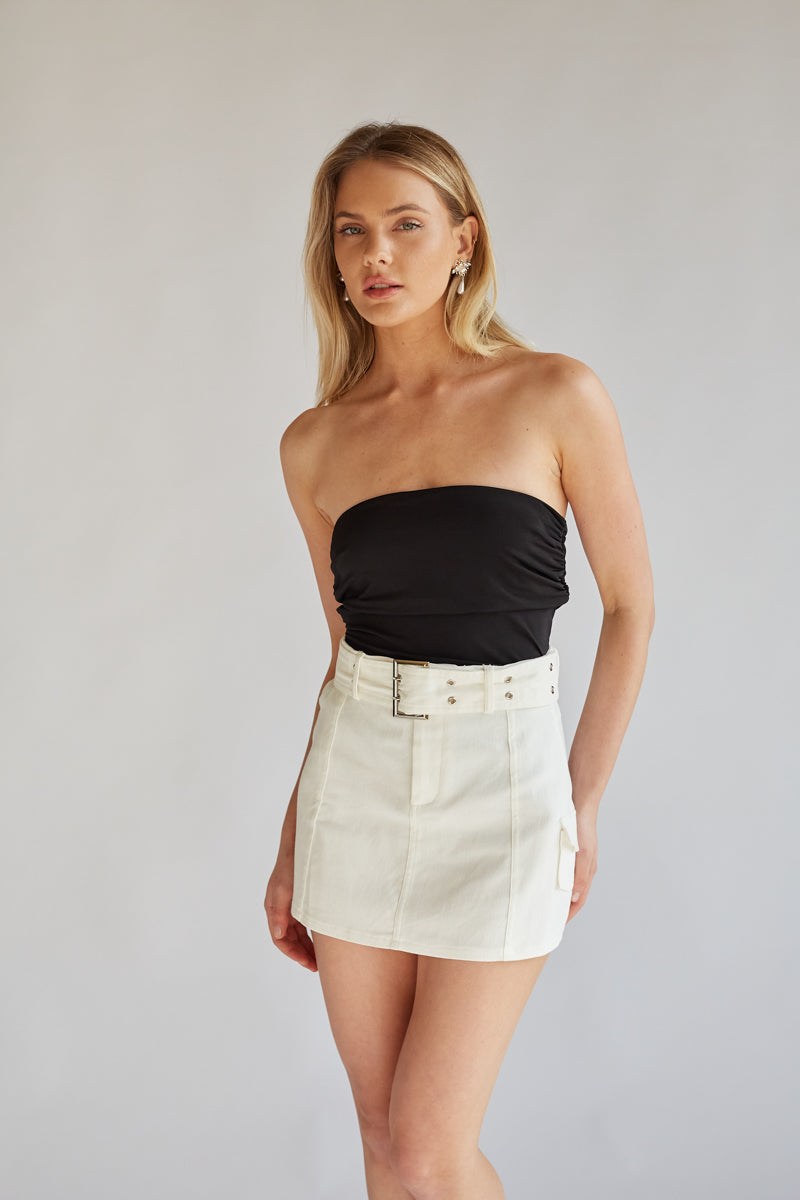 Darcey Belted Cargo Mini Skirt