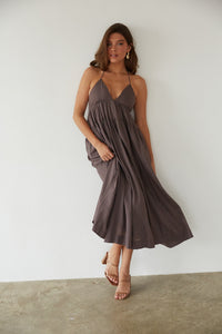 Ester Tiered Linen Midi Dress Shop American Threads Online Boutique Ester Tiered Linen Midi Dress Shop American Threads Online Boutique
