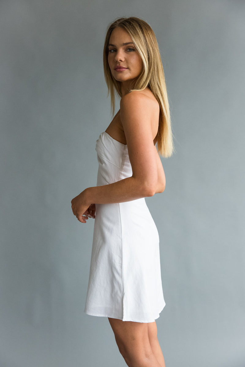 Fiona Twist Front Mini Dress | Shop American Threads Pink / L Fiona Twist Front Mini Dress | Shop American Threads Pink / L