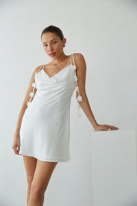 white dress with black straps Black & White Spaghetti Straps Chiffon Maxi Dress shopaleena