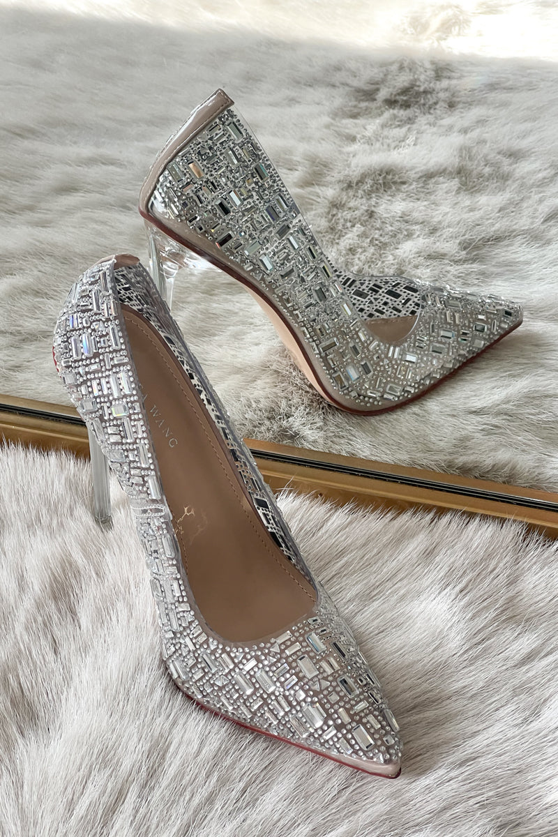Silver Heels | Womens Silver Strappy Heels - Public Desire UK