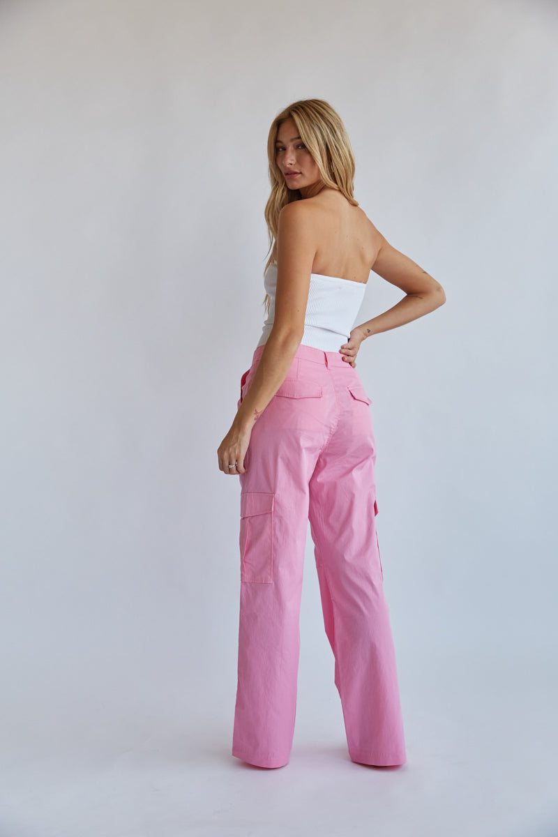 Keely Wide Leg Cargo Pants • Shop American Threads Women's Trendy