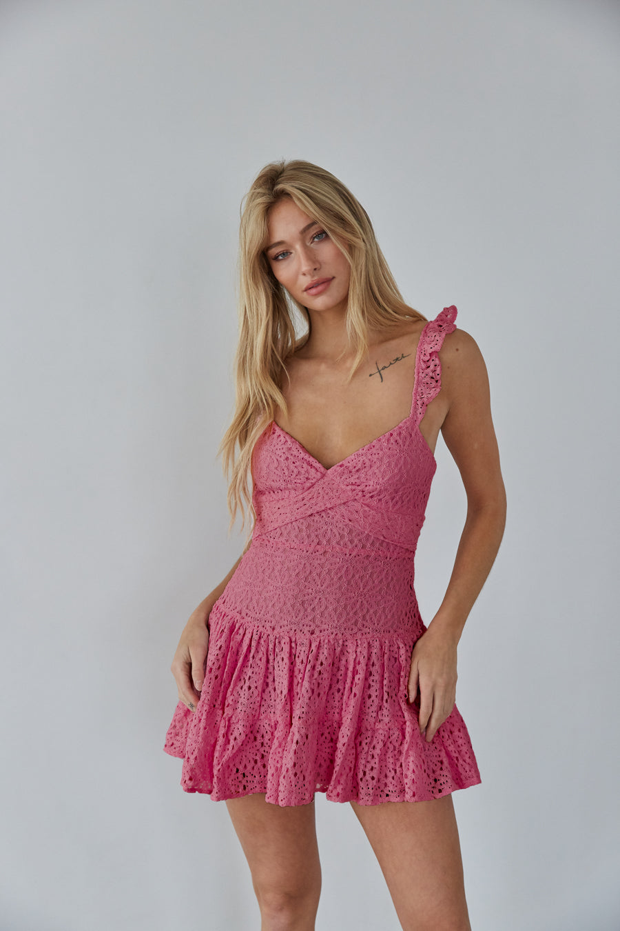 Liliana Lace Mini Dress | $84 – American Threads