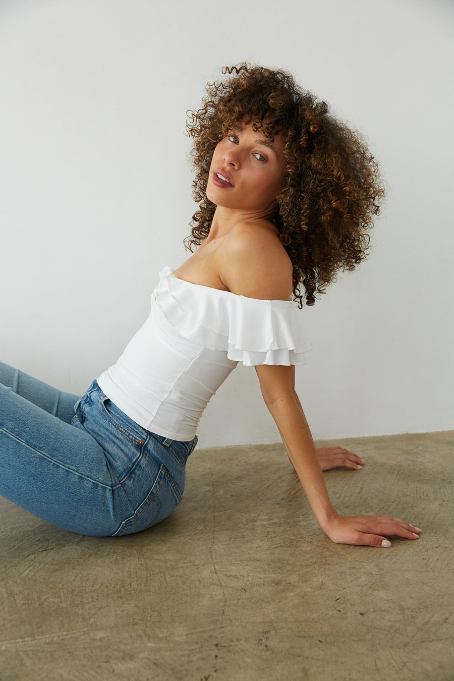 Lolita Off the Shoulder Ruffle Top | Shop American Threads Boutique