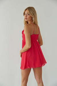 pink romper for sorority recruitment - fuschsia rose romper - girly summer outfit inspo