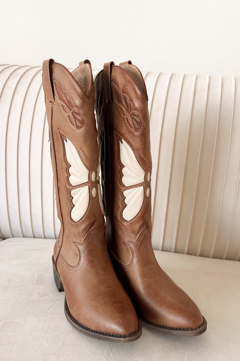 butterfly cowgirl boots