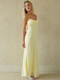 yellow fall maxi dress Harper Tiered Maxi Dress - Yellow