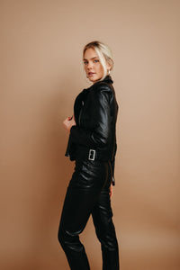 black vegan leather jacket | leather jacket black friday sale