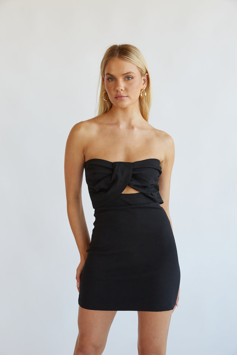 black tube top dress near me Amazon.com: Fuimsul Women Sexy Ruched Strapless Tube Top Mini Dress Sleeveless Backless Tiered Layered Ruffle Hem A-Line Short Dress Black : Clothing, Shoes & Jewelry
