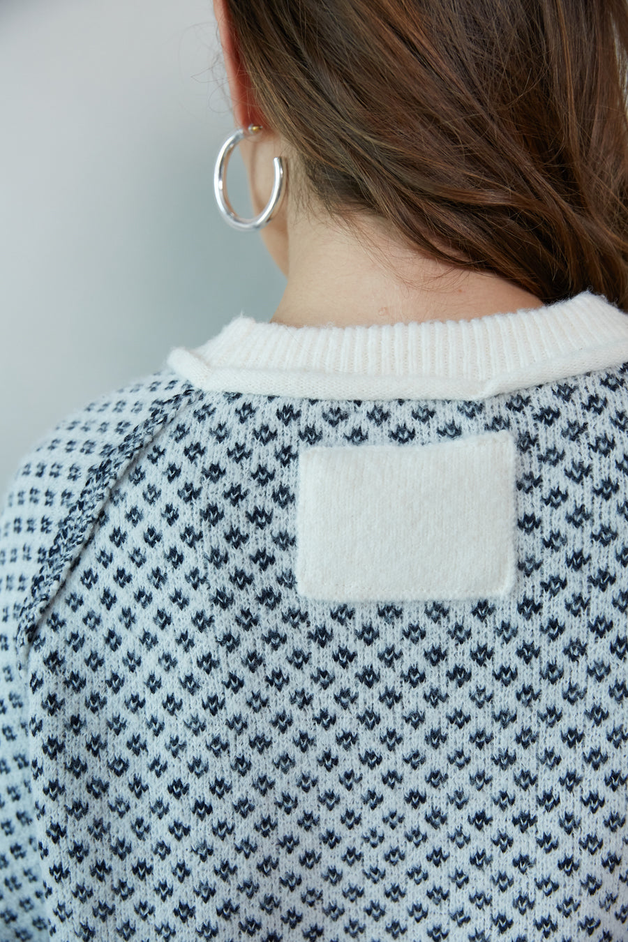 Ramona Ditsy Argyle Sweater | Shop American Threads Online Boutique