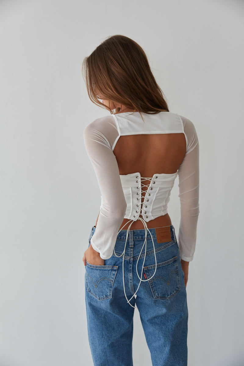 Rio Corset Shrug Set • Shop American Threads Women's Trendy Online