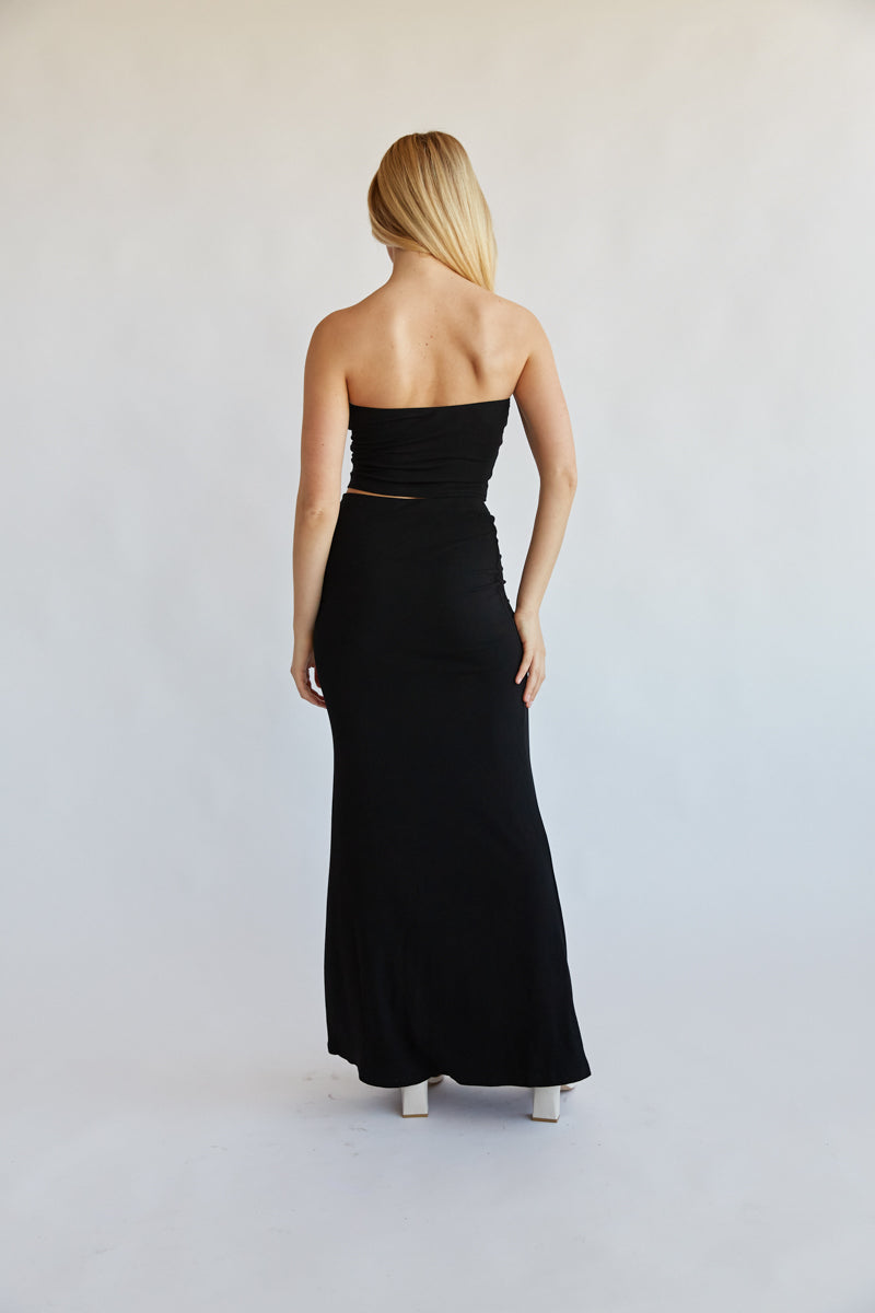 Rosalyn Rosette Tube Top • Shop American Threads Women's Trendy Online Boutique Black / M Rosalyn Rosette Tube Top • Shop American Threads Women's Trendy Online Boutique Black / M